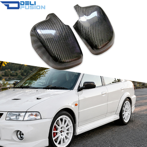 Cubiertas de Espejos Retrovisores Laterales de Fibra de Carbono para Mitsubishi Evolution EVO 4 5 6 CP9A 1998-1999, Accesorios para Auto - Product Image 1