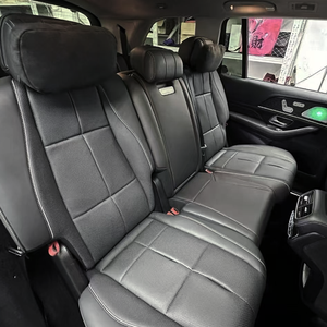 Fundas de Asiento de Cuero Completas para GLE350 (2020-2025) - Edición de Lujo Color Caballero Negro - Product Image 1