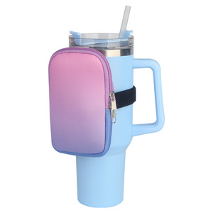 Women Storage Sleeve Tumbler Cup Pocket Gym Tumbler Pocket Mugs Bag <b>Water</b> Bottle <b>Pouch</b> - Product Image 1