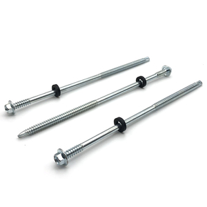 <span class=keywords><strong>Tornillos</strong></span> para techos de Metal 1022 de acero al carbono de fábrica de China, <span class=keywords><strong>tornillos</strong></span> autoperforantes de cabeza hexagonal de Zinc blanco, arandela Epdm para paneles sándwich - Product Image 6
