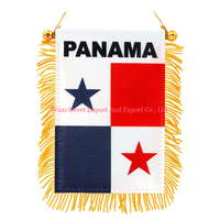 Nouvelle bannière de drapeau miniature Cuba à suspendre pour voiture, idéale pour la décoration du rétroviseur – Vente en gros