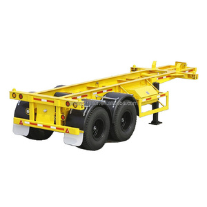<span class=keywords><strong>Semirremolque</strong></span> de Plataforma de 3 Ejes y 40 Pies para Contenedores, Fabricado en China, Remolque de Camión de Plataforma de 40 Toneladas - Product Image 1
