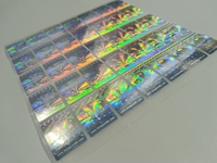 Autocollant adhésif en vinyle PVC imprimé UV personnalisé, étiquette holographique de sécurité laser VOID, anti-effraction, pour l'emballage et la fermeture, hologramme 3D