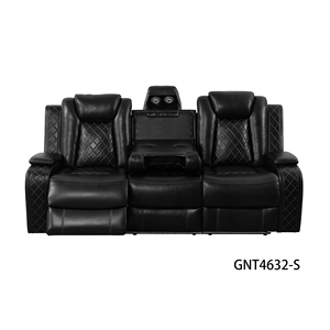 High Quality 3-Seater Electric Recliner Genuine Leather Sectional <b>Sofa</b> Set <b>Sponge</b> Filling Bed <b>for</b> Home Living Room Hotel/Villa - Product Image 2