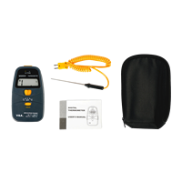 MS6500 Thermomètre à thermocouple numérique de type K avec capteur de surface haute température coudé 700 ℃ Plage de mesure Compteur HVAC