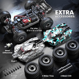 รถบั๊กกี้บังคับวิทยุ HYPER GO H16PL ขนาด 1/16 ขับเคลื่อน 4 ล้อ พร้อมใช้งาน มอเตอร์แบบไร้แปรงถ่าน 2845 4200KV พร้อม ESC 45A ความเร็วสูงกว่า 38+ ไมล์ต่อชั่วโมง รถออฟโรดบังคับวิทยุ - Product Image 2