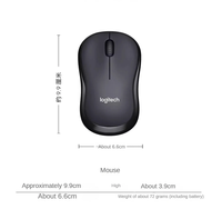 Logitech M240 Mouse nirkabel Bluetooth, tetikus kantor tanpa kabel bisu bisnis rumah untuk bisnis 100%