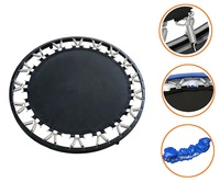 Mini Trampolín Funjump de 32 a 60 Pulgadas para Interiores, Precio Barato al por Mayor, para Niños y Adultos con Resortes o Bandas Elásticas
