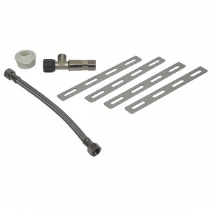 Kit d'accessoires pour robinet de cuisine, tuyau flexible avec connecteurs et supports de fixation pour l'installation sous évier - Product Image 3