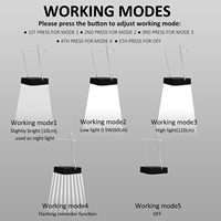 Lampe de table solaire pour le camping, IP65, étanche, portable, lumière LED avec support réglable pour jardin, terrasse, tente, camping