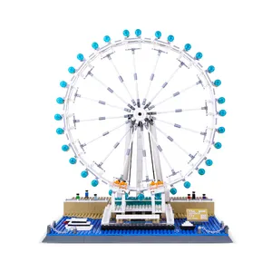 New arrival Wange 6215 London eye Mould king architecture building block compatible with all major brands cada cada