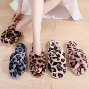 Chanclas cálidas mullidas de piel con punta abierta para mujer personalizadas, chanclas cálidas con banda cruzada, amortiguación de memoria, <span class=keywords><strong>calabaza</strong></span> para casa, zapatillas para - Product Image 3