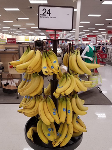 Expositor de pie para plazas de exhibición, de metal cromado y acrílico blanco, modelo Banana Floor Wholesale <span class=keywords><strong>Chiquita</strong></span> - Product Image 5