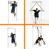 Barre de traction pour cadre de porte Solo Strength pour salle de sport à domicile, robuste, multifonctionnelle, antidérapante, brevetée, agents mondiaux recherchés
