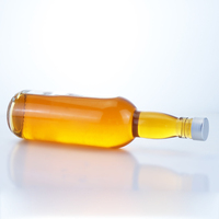 Harga Pabrik Langsung Botol Transparan 330ml 500ml 12oz Botol Kaca Bir untuk Bir Air Soda Minuman Dengan Tutup Sekrup
