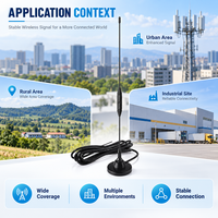 Antenne radio mobile UHF FEIYIXUN 400-470 MHz avec base magnétique et connecteur PL259, gain 7dBi, 50 ohms pour communication véhicule