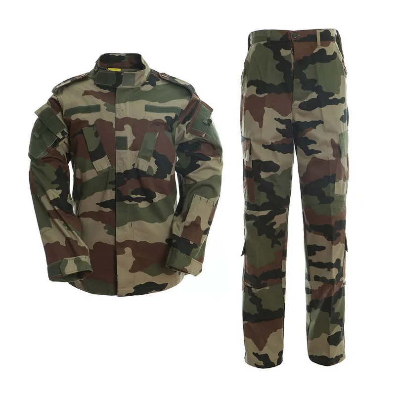 50% Nylon 50% Cotton French Clothing ACU Camouflage Clothing