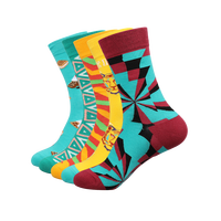 Multi Design Colorful Fashion Funny Crew Printed Socks Chaussettes unisexes en coton Chaussettes décontractées Design printanier