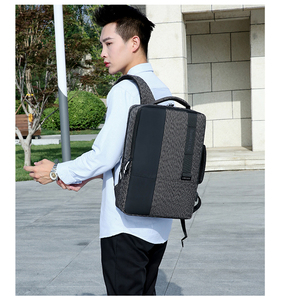 Mochila para ordenador portátil informal de negocios grande, <span class=keywords><strong>bolsa</strong></span> impermeable para ordenador, nuevo diseño para viajes, senderismo, Material Oxford, cremallera de poliéster - Product Image 6