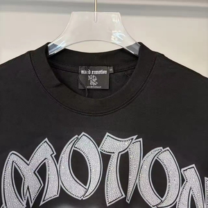 T-shirt di Alta Qualità MIXED EMOTION con Diamanti, <span class=keywords><strong>Abbigliamento</strong></span> Retrò Street Fashion, Moda Uomo - Product Image 3