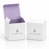 Boîtes à bougies entièrement personnalisées avec votre logo imprimé pour l'emballage de cadeaux de bougies en gros