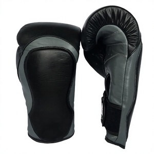 ถุงมือชกมวยหนังวัวแท้ Saibro/OEM ขนาด 16 ออนซ์ สำหรับปิดผนึกพร้อมโลโก้พิมพ์ตามสั่ง  สำหรับฝึกซ้อมมวยไทย MMA - Product Image 6