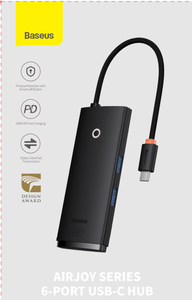<span class=keywords><strong>Hub</strong></span> <span class=keywords><strong>USB</strong></span> <span class=keywords><strong>C</strong></span> 6 en 1, Adaptador <span class=keywords><strong>USB</strong></span> 3.1 Tipo <span class=keywords><strong>C</strong></span> a 2 <span class=keywords><strong>USB</strong></span> 3.0, <span class=keywords><strong>Hub</strong></span> PD de 100 W para Computadora Portátil y de Escritorio - Product Image 2