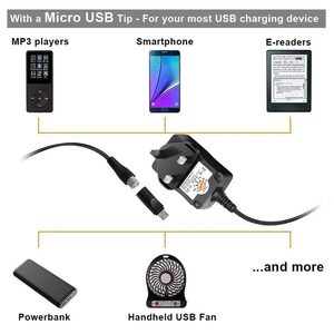 Adaptateur secteur AC/DC 12V 1A 12W 100~240V 7 embouts Câble de 1,5 m Bande lumineuse LED Sécurité CCTV - Product Image 4