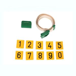 Dier Identificatie Vee Koe Marker Band Verstelbare Schapen Geit Kraag Neck Strap Met Nummer - Product Image 2
