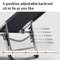 Lit simple en métal sur mesure, lits en métal modernes, lit pliant portable pour le bureau, la sieste, le camping, pour une utilisation en intérieur et en extérieur