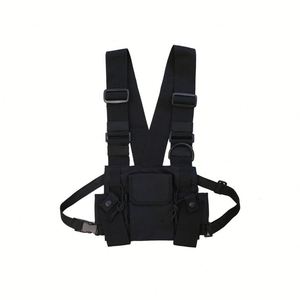 Factory Waterproof <b>Nylon</b> Outdoor Tactical Vest Multifunctional Chest Bag <b>Backpack</b> Polyester Lining Zipper Fashion for Men Women - Product Image 3