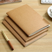 Carnet de notes personnalisé avec logo, couverture rigide en papier kraft, format A4, A5, A6, reliure cousue, carnet portable, carnet de composition scolaire, carnet de journal