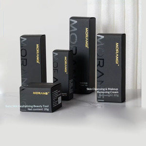 Cajas de Cartón Negro para Cosméticos con Logotipo Personalizado, Cajas de Doble Abertura con Estampado Dorado y Troquelado - Product Image 4