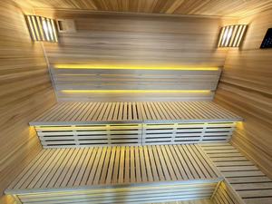 Sauna extérieur moderne à économie d'énergie avec isolation en aluminium à 15 %, sauna en cèdre rouge pour villa haut de gamme, jardin, spa - Product Image 5
