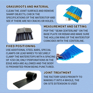 Bulbe central en PVC Supercast Type C150/200/250/300 à bas prix pour joint de construction - Product Image 3