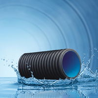 Tuyaux ondulés à double paroi en PEHD pour le transport des eaux usées en Chine, personnalisés par les fabricants