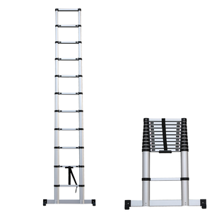 <span class=keywords><strong>Escalera</strong></span> Telescópica <span class=keywords><strong>de</strong></span> Aluminio <span class=keywords><strong>de</strong></span> 3.3 Metros con Barra Estabilizadora, <span class=keywords><strong>Escalera</strong></span> Portátil para Uso en Interiores y Exteriores, Capacidad <span class=keywords><strong>de</strong></span> 150 kg - Product Image 4