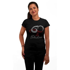 <span class=keywords><strong>T</strong></span>-shirts d'é<span class=keywords><strong>t</strong></span>é pour femmes avec <span class=keywords><strong>strass</strong></span> brillants Casual Bling Tee Tops en 3D Print Plaid Design - Product Image 6