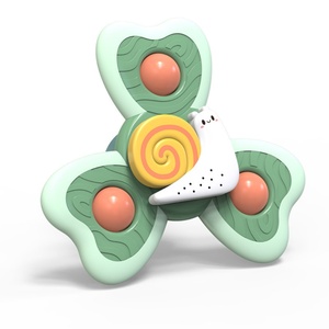 Nuevo Diseño Lindo Juguete Giratorio de Succión con Forma de Animal para Baño, Fidget Spinner para Bebés, Juguete Giratorio para Niños que Atrae la Atención - Product Image 5