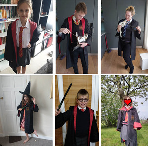 Mantello Magico della Scuola di Magia di Hogwarts, Costumi di <span class=keywords><strong>Halloween</strong></span> per Bambini, Abiti per Spettacoli Scolastici - Product Image 6