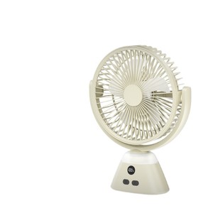 Ventilador de escritorio plegable con carga USB y pantalla digital para acampar al aire libre - Product Image 1