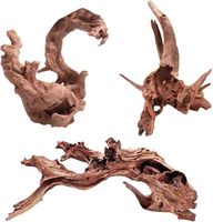 Bois flotté naturel pour aquarium, tronc d'arbre, décoration de bassin à poissons, habitat submergé, aménagement paysager, fabrication chinoise