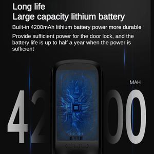 2025 высококачественное приложение Tuya Дистанционный Замок Wi-Fi 3d распознавание лица интеллектуальный цифровой умный дверной замок с камерой и отпечатком пальца - Product Image 5