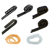 25 Verstärktes Nylon für Schlepp kette Vollständig geschlossenes Tank kabel Trog Werkzeug maschinen brücke Typ Silent Crawler für Engineering
