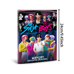 Libro de Colorear con Imágenes de Anime Kpop de Witch Hunter, con Impresión a Color <span class=keywords><strong>para</strong></span> Álbum Infantil y Pintura - Product Image 1