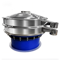 304 Edelstahl Kreisförmiges Vibrationssieb Rotierendes Vibro-Sieb mit Motor für Lebensmittelverarbeitung Feinmaterialtrennung 220V/380V