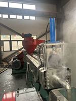 Unité de granulation par extrusion de matériaux en vrac PP PE, ligne de recyclage et de pelletisation de plastique à haut rendement 350 kg/h