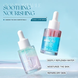 Sérum double couche biologique 30 ml à l'acide hyaluronique, au collagène, à la consoude et à la vitamine C, hydratant visage aux herbes pour le soin de la peau - Product Image 2