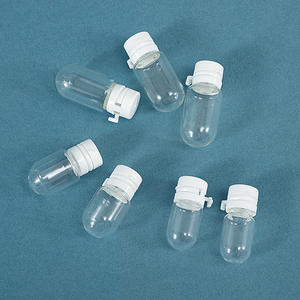 Mini flacons d'échantillon en verre de 1.5ml Tube à essai de parfum liquide de laboratoire à fond rond vide petite bouteille d'essai pour sérum de soin de la peau - Product Image 1
