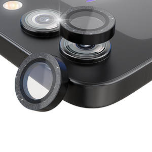 Capuchon d'anneau d'objectif de caméra en alliage de diamant métallique HD pour <span class=keywords><strong>Samsung</strong></span>, pour Galaxy Z Flip 7 Flip 6 ZFlip 5 Glitter - Product Image 1